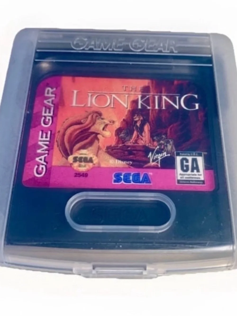 The Lion King (Sega Game Gear, 1995) Video Game Cartridge W/ Case & Manual MINT